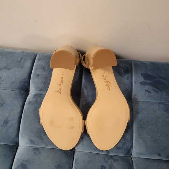 Sam Edelman Beige Ankle Strap Heels - Picture 5 of 5